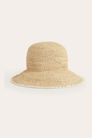 Boden Natural Raffia Bucket Hat - Image 3 of 4