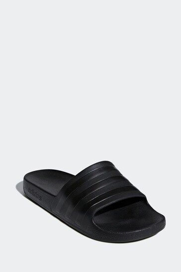adidas black slides