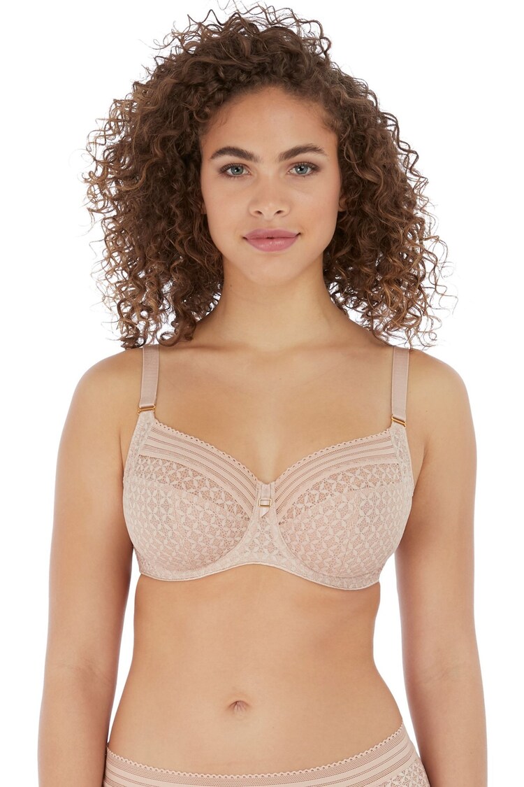 Freya Viva Lace Bra Side Support Underwired Bras Full Cup Lace Stretch