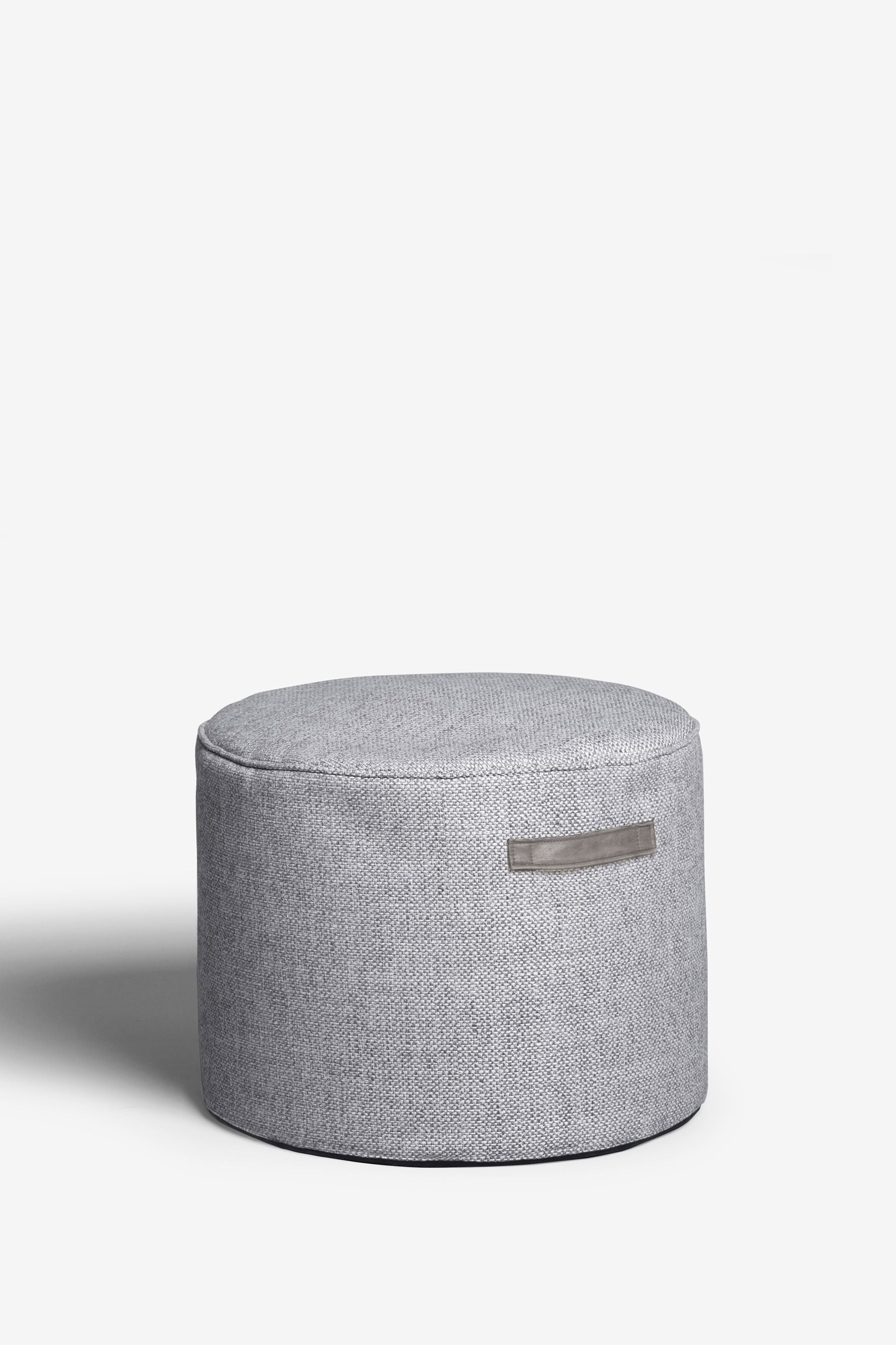 Charcoal grey best sale pouffe