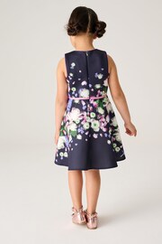 Baker by Ted Baker Navy Floral Scuba Dress - Image 2 of 8
