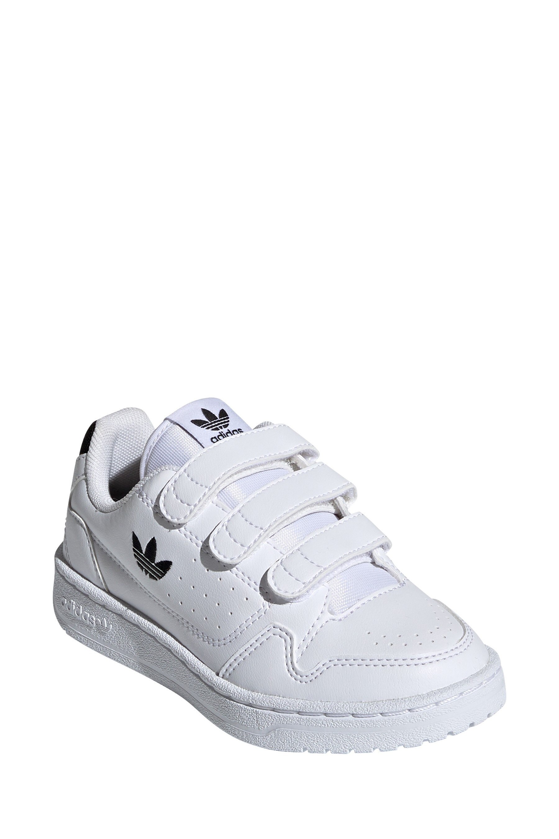 Buy adidas Originals White Black NY 90 Kids Trainers from Next Luxembourg