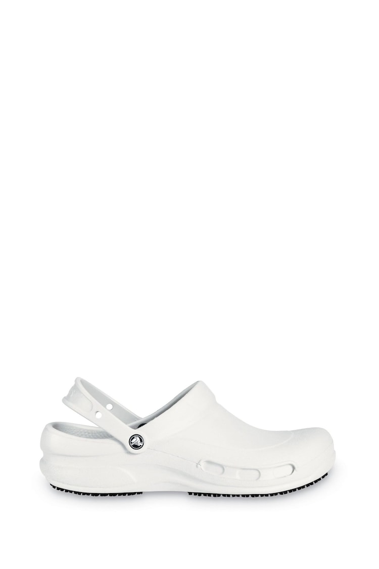 Crocs White Bistro Slip Resistant Work Clog - Image 1 of 5