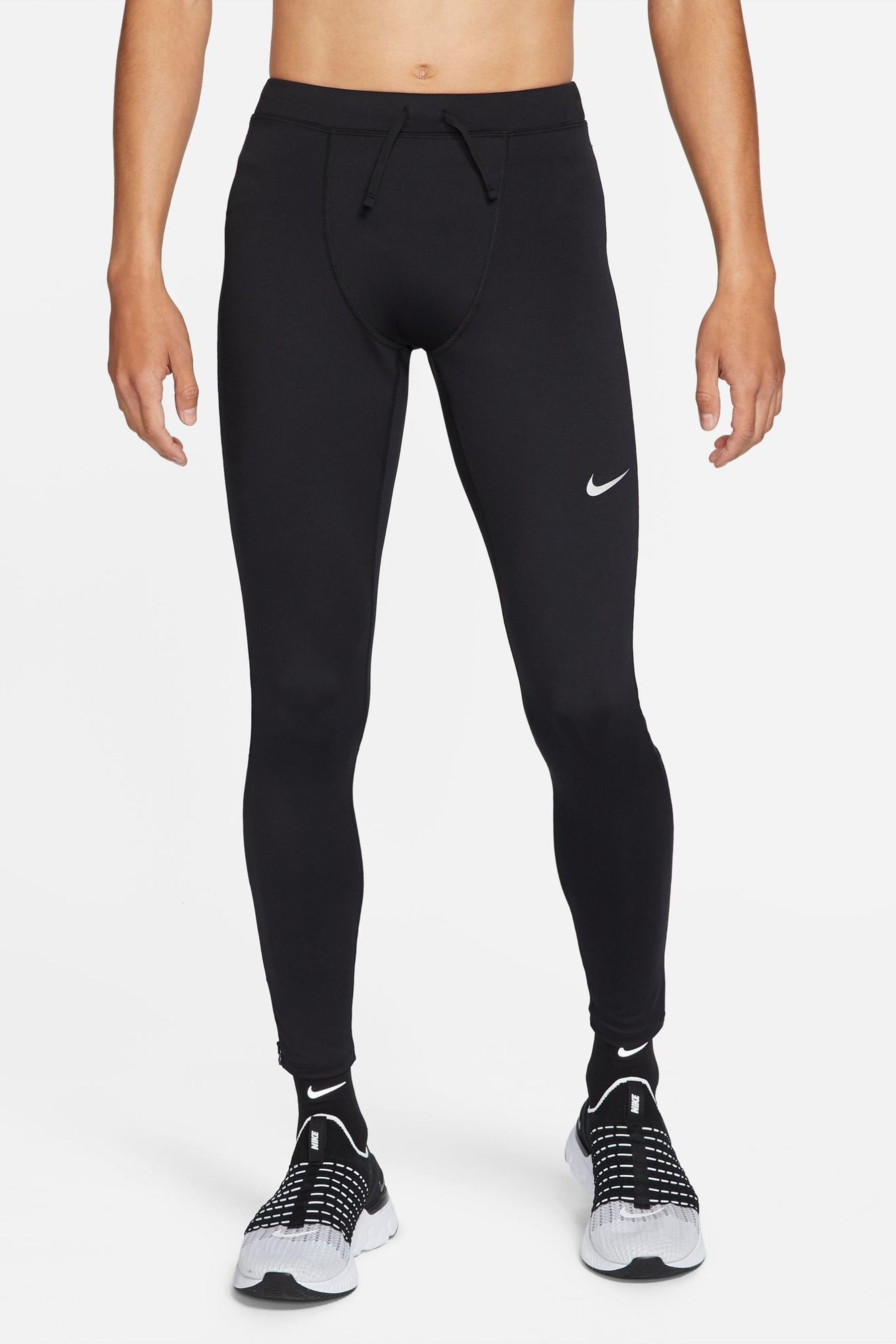 Nike black power best sale essential running tight