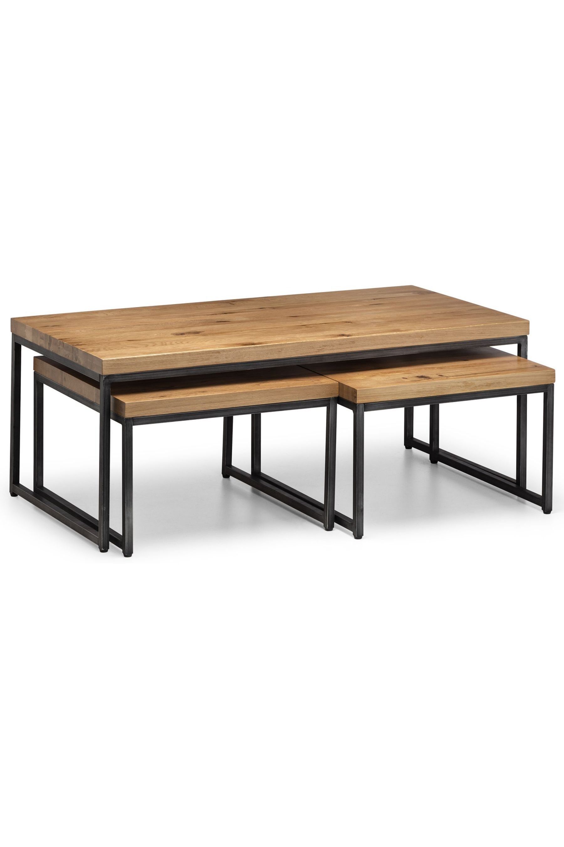 Nesting coffee table deals rectangular