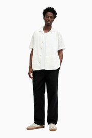 AllSaints Black Hanbury Trousers - Image 4 of 8
