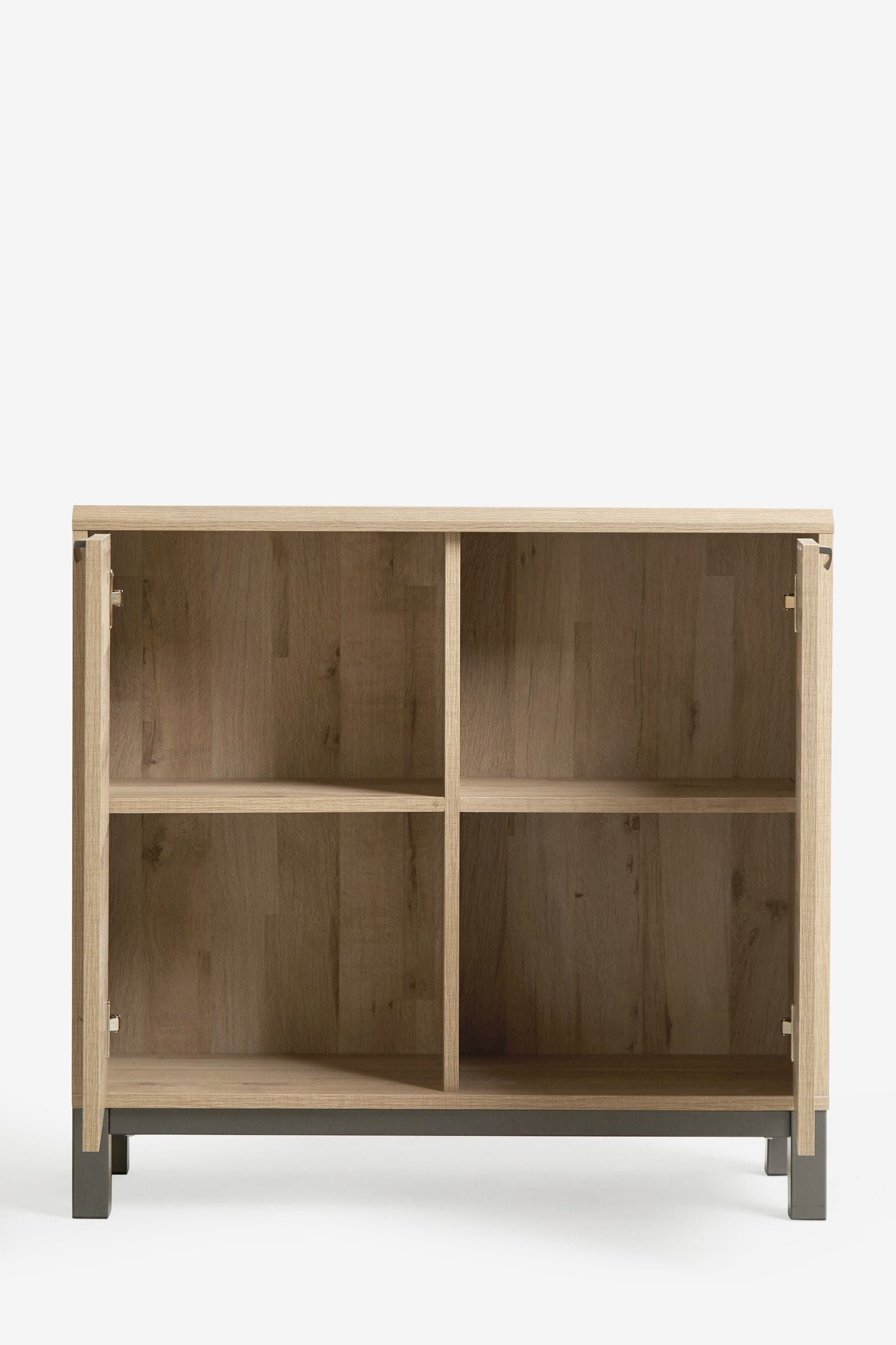 Buy Light Bronx Oak Effect Space Saving Small Sideboard from the