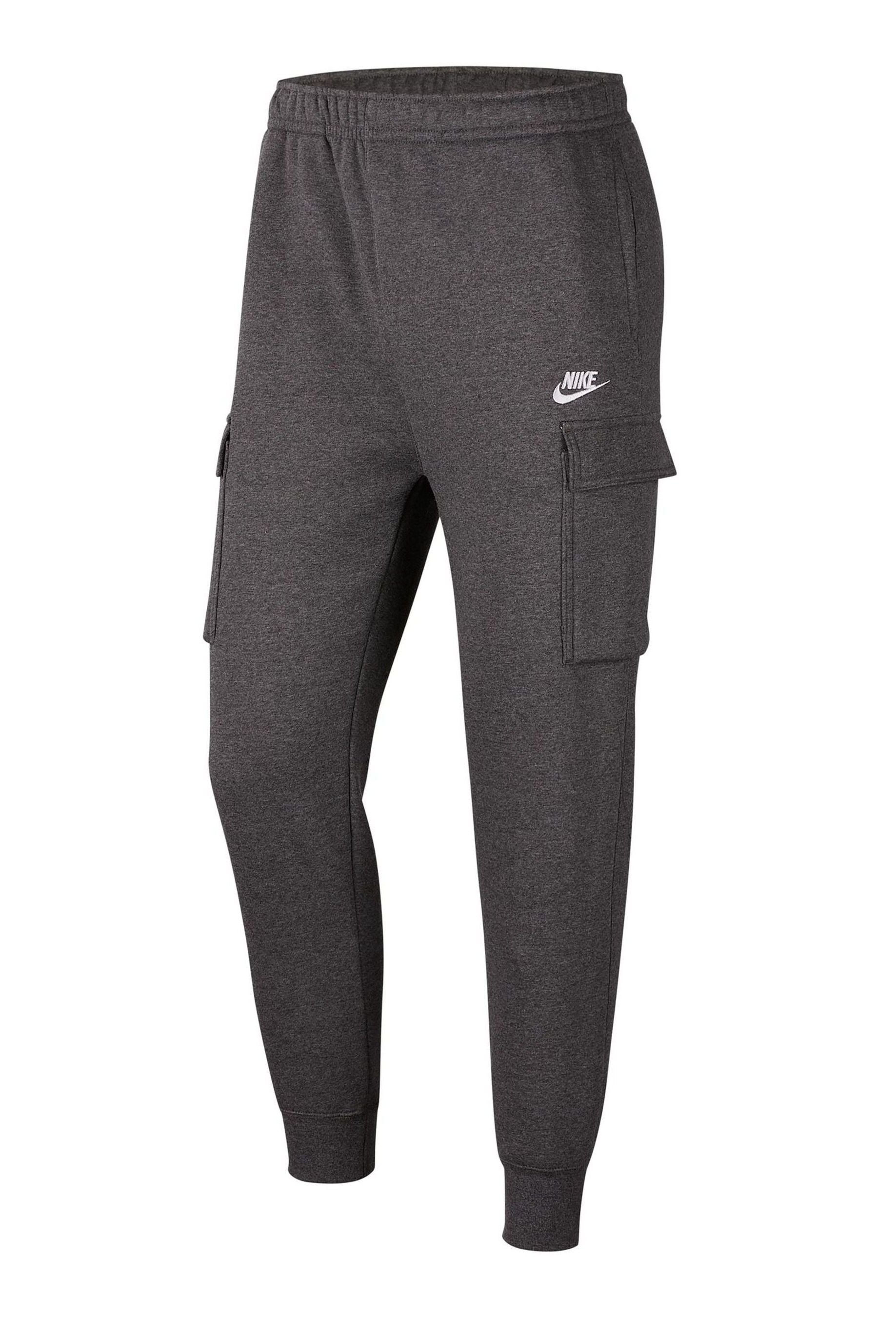 Buy Nike Charcoal Club Cargo Joggers from Next Netherlands