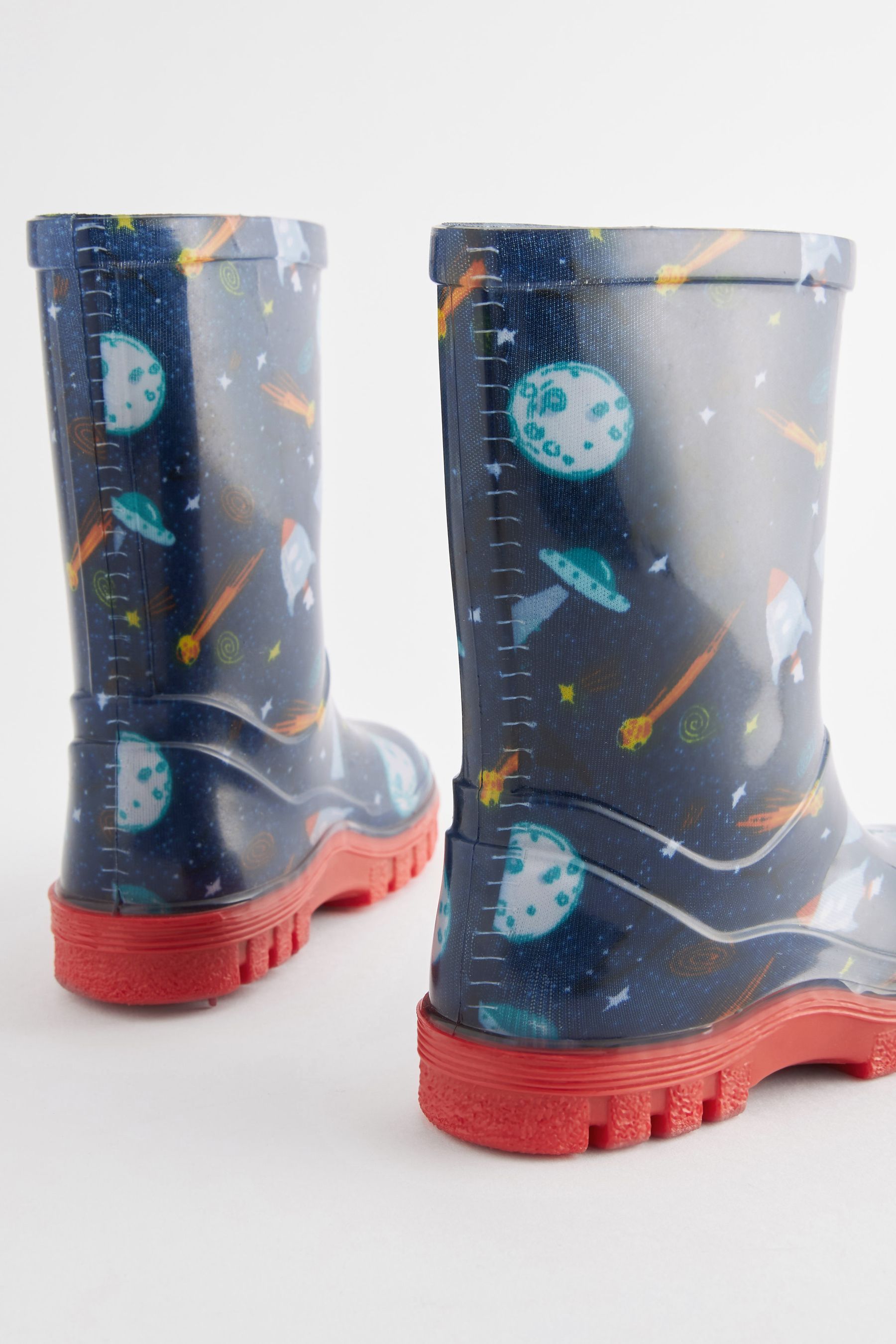 Navy Rocket Wellies