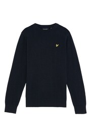 Lyle & Scott Boys Cotton Crew Neck Knitted Jumper - Image 3 of 3