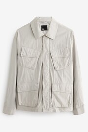 Light Grey EDIT 4 Pocket Lightweight Shacket - Image 6 of 10