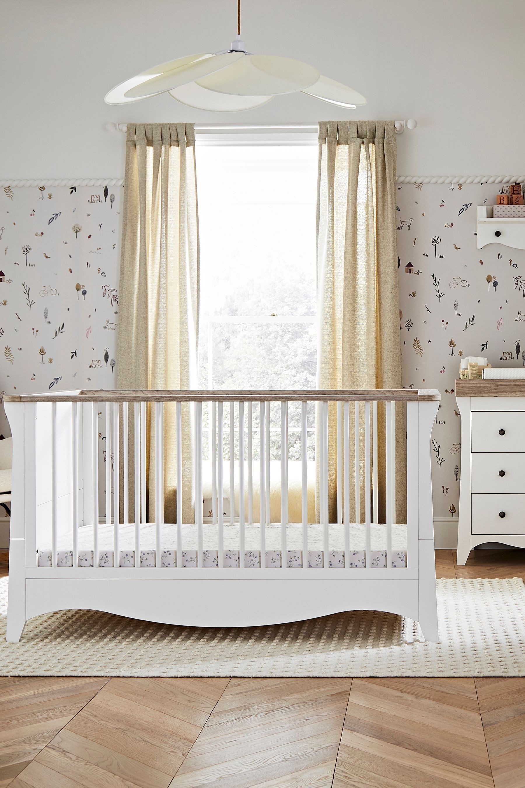 White company nursery furniture hot sale