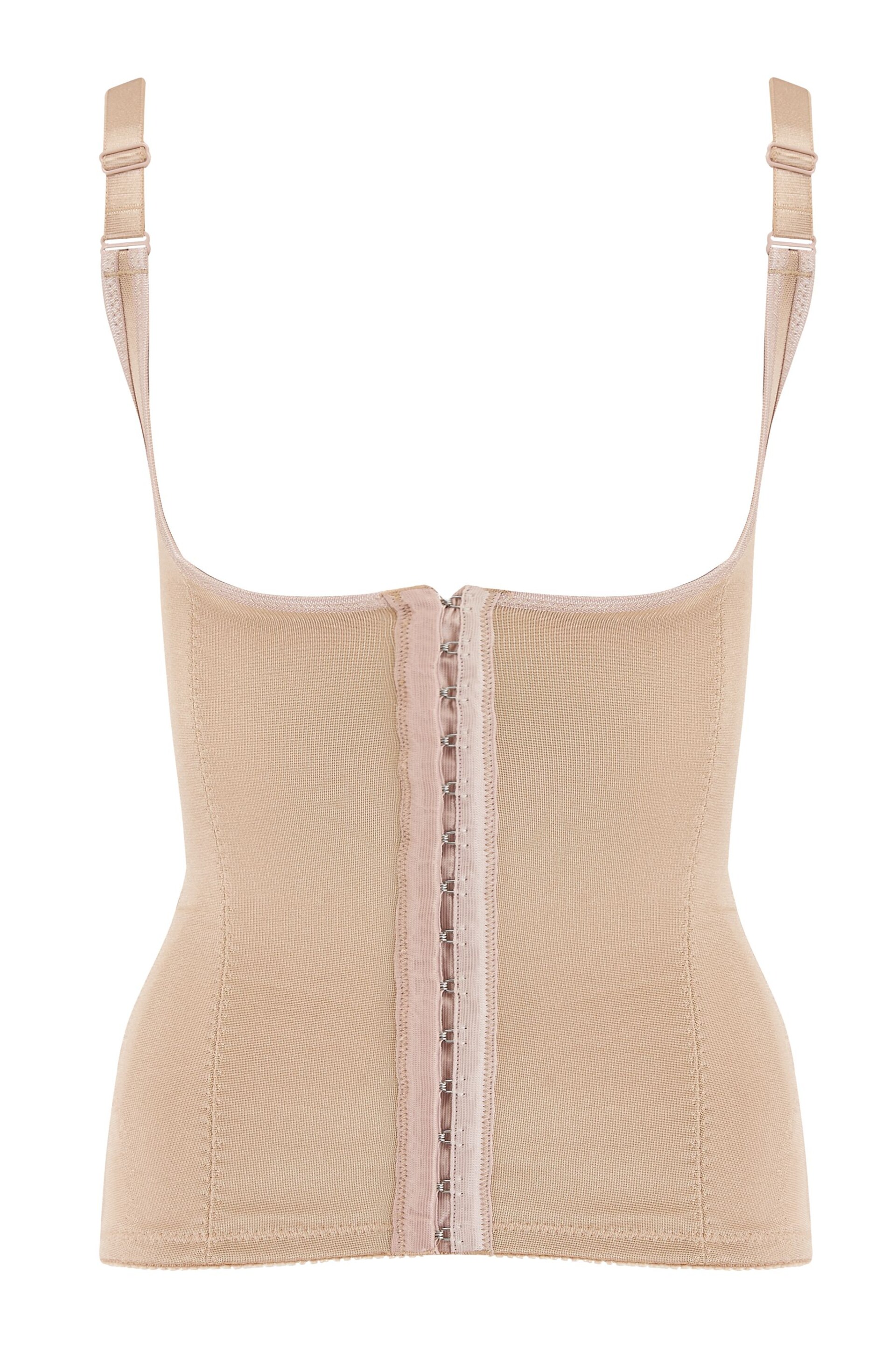 Pour Moi Nude Lingerie Hourglass Shapewear Firm Tummy Control Back Smoothing Waist Cincher - Image 5 of 5