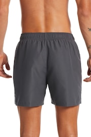 Nike Grey 5 Inch Essential Volley Swim Shorts - Image 2 of 3