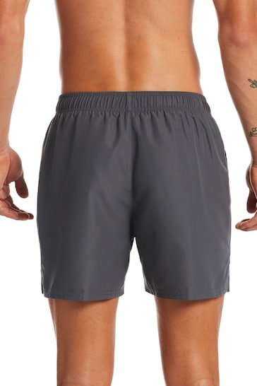 Nike Grey 5 Inch Essential Volley Swim Shorts