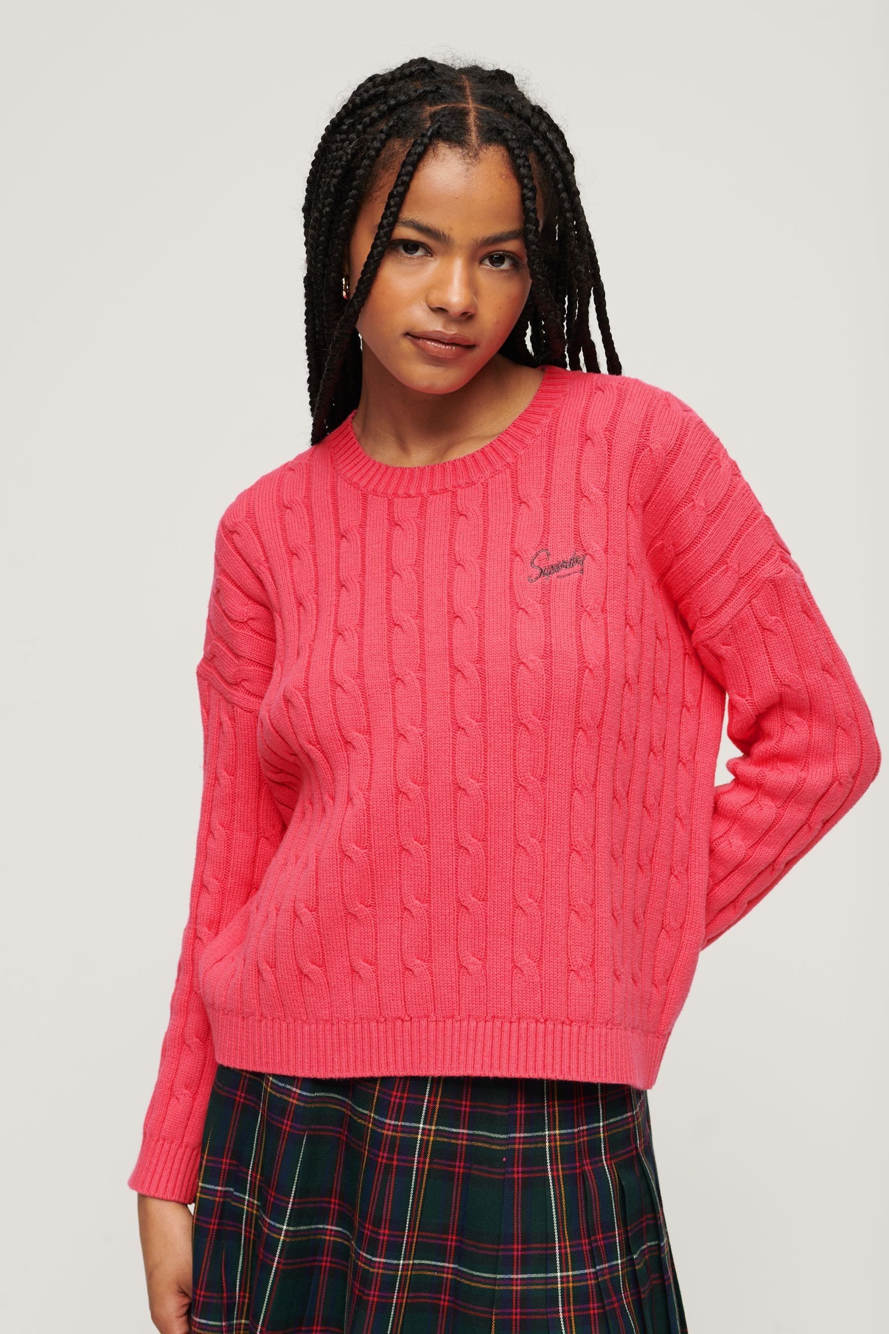 Superdry discount pink sweater