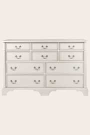 Laura Ashley Dove Grey Clifton 6+4 Drawer Chest - Image 2 of 4