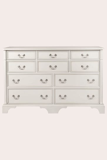 Laura Ashley Dove Grey Clifton 6+4 Drawer Chest