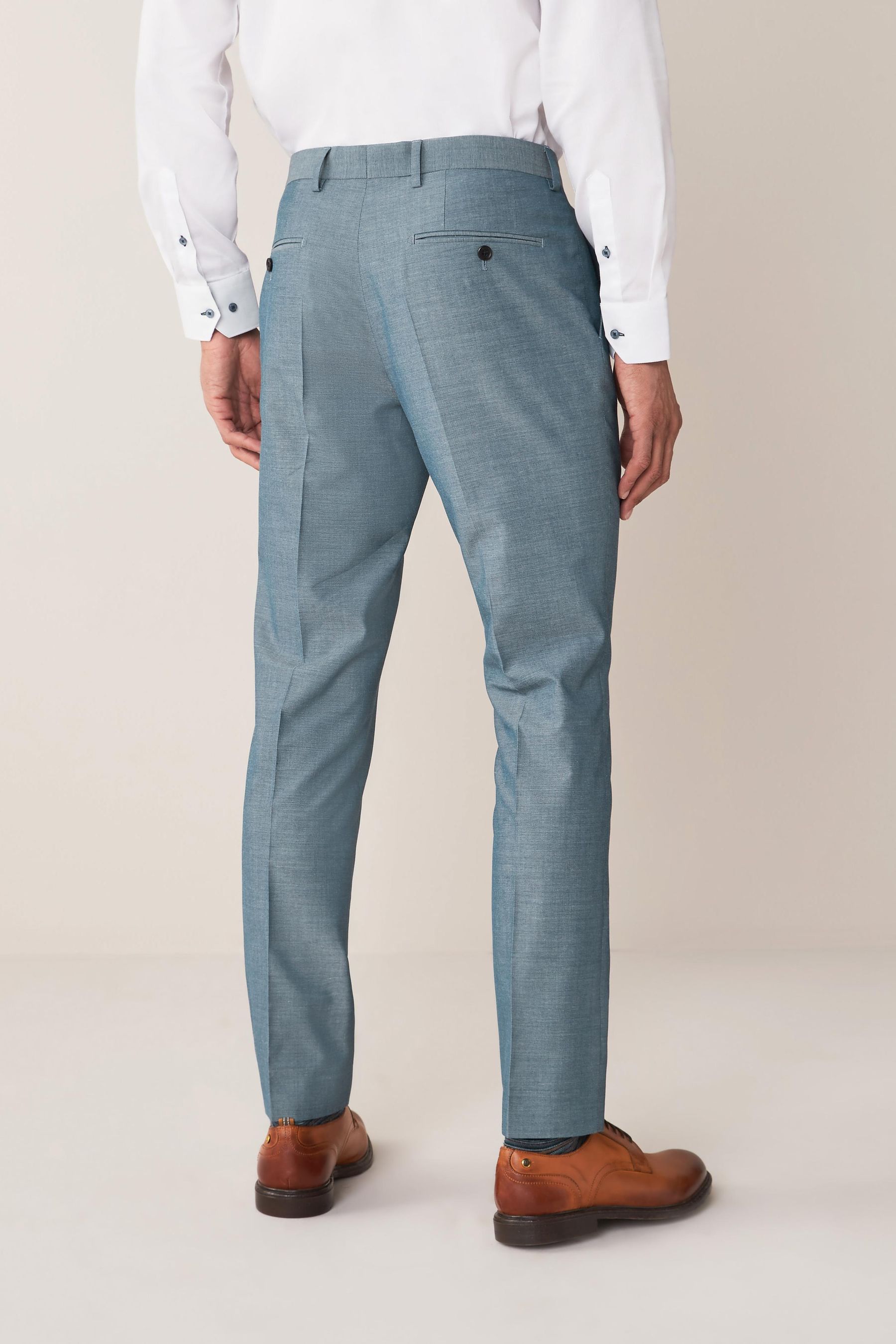 Buy Light Blue Suit Trousers from the Next UK online shop