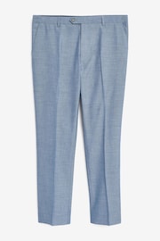 Light Blue Regular Fit Suit Trousers - Image 6 of 7