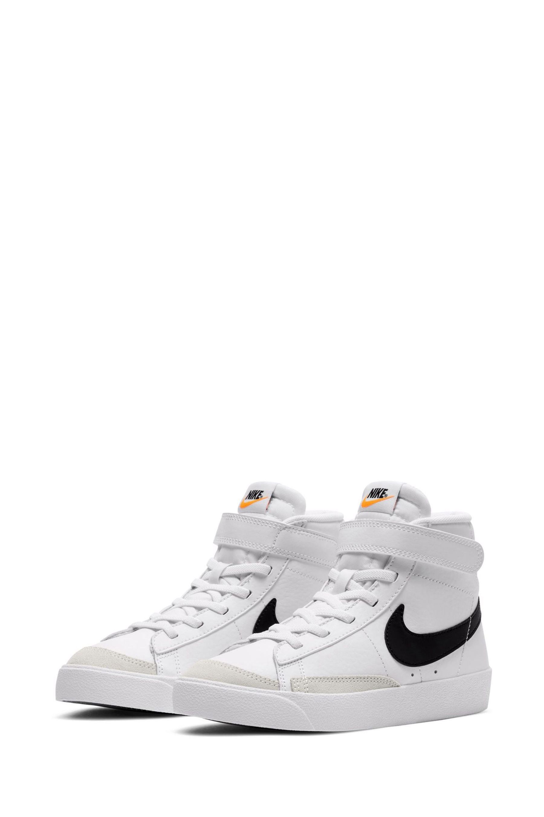Buy Nike White Black Blazer 77 Mid Junior Trainers from the Next UK online shop