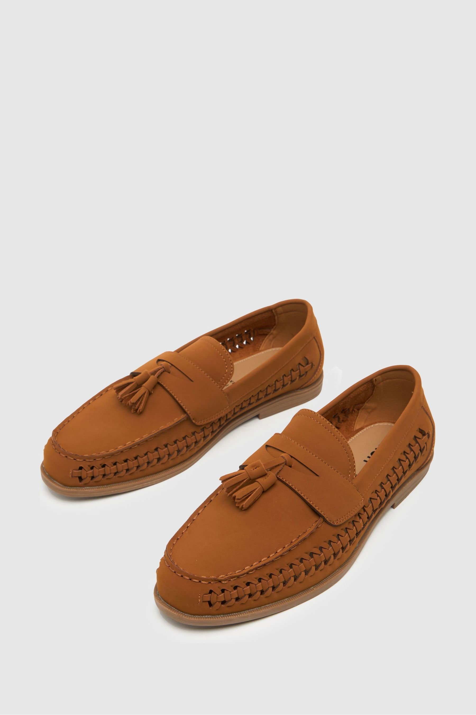 Woven moccasins hotsell