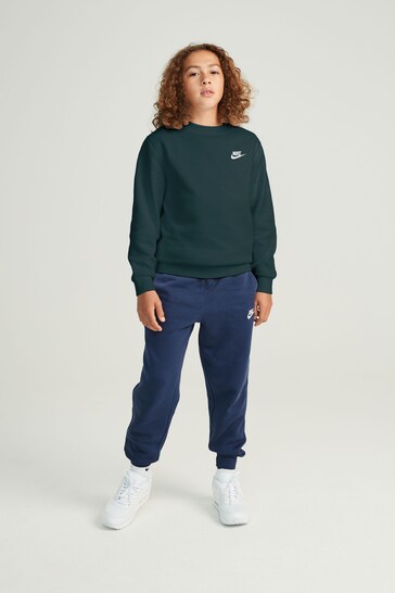 Nike Green Club Fleece Sweatshirt