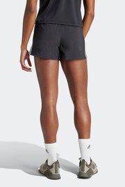 adidas Black Pacer Woven Shorts - Image 4 of 6