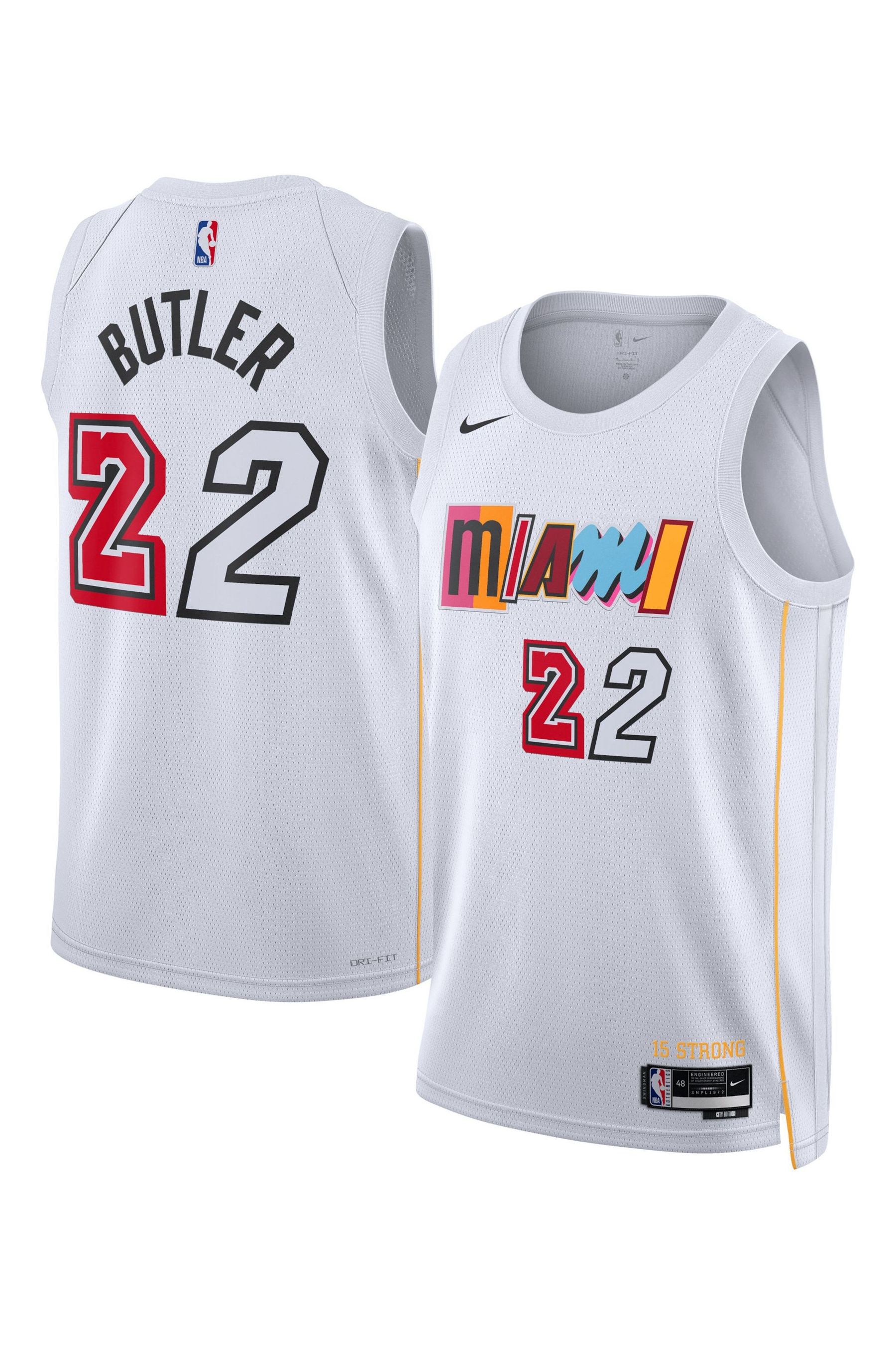 Buy Nike White Miami Heat City Edition Swingman Jersey 22 Jimmy Butler Unisex from the Next UK online shop