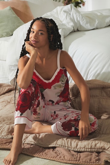 B by Ted Baker Satin Lace Cami Pyjama Set