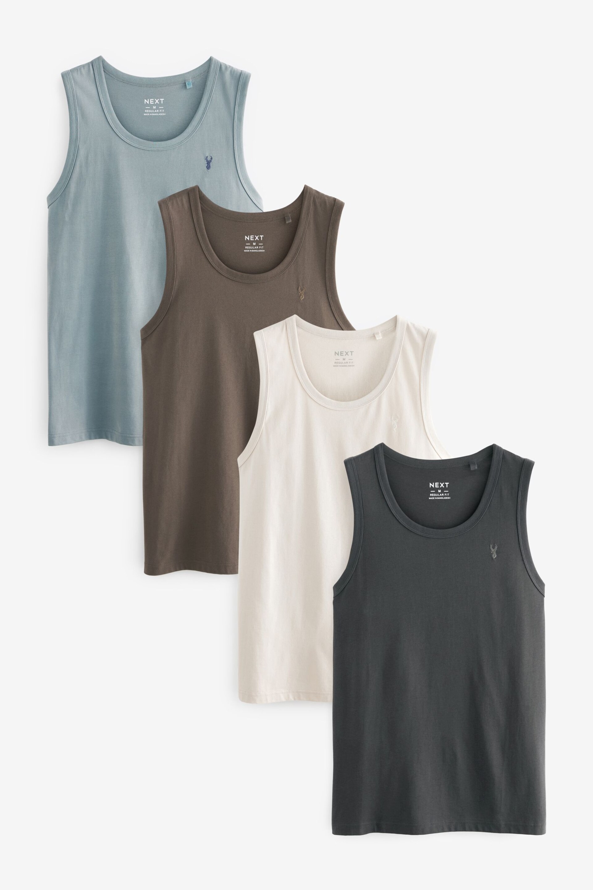 Neutral Mix Vest 4 Pack - Image 1 of 14