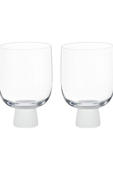 The DRH Collection Set of 2 Clear Oslo Tumbler Glasses
