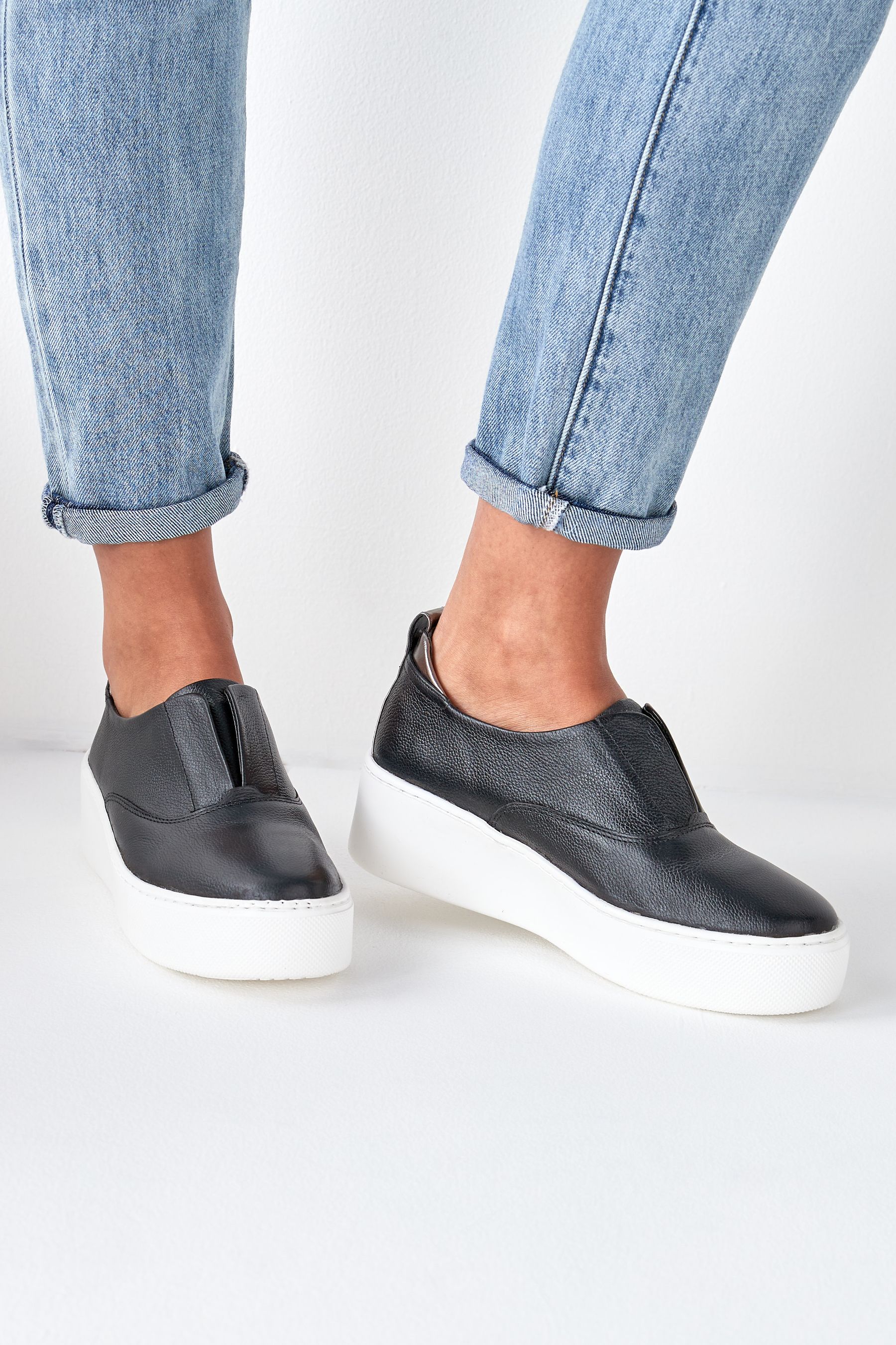 Chunky wedge trainers on sale