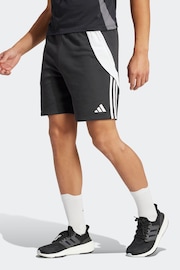 adidas Black Tiro 24 Sweat Shorts - Image 1 of 5
