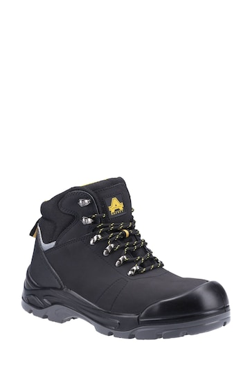 Amblers Safety Black AS252 Lightweight Water Resistant Leather Safety Boots