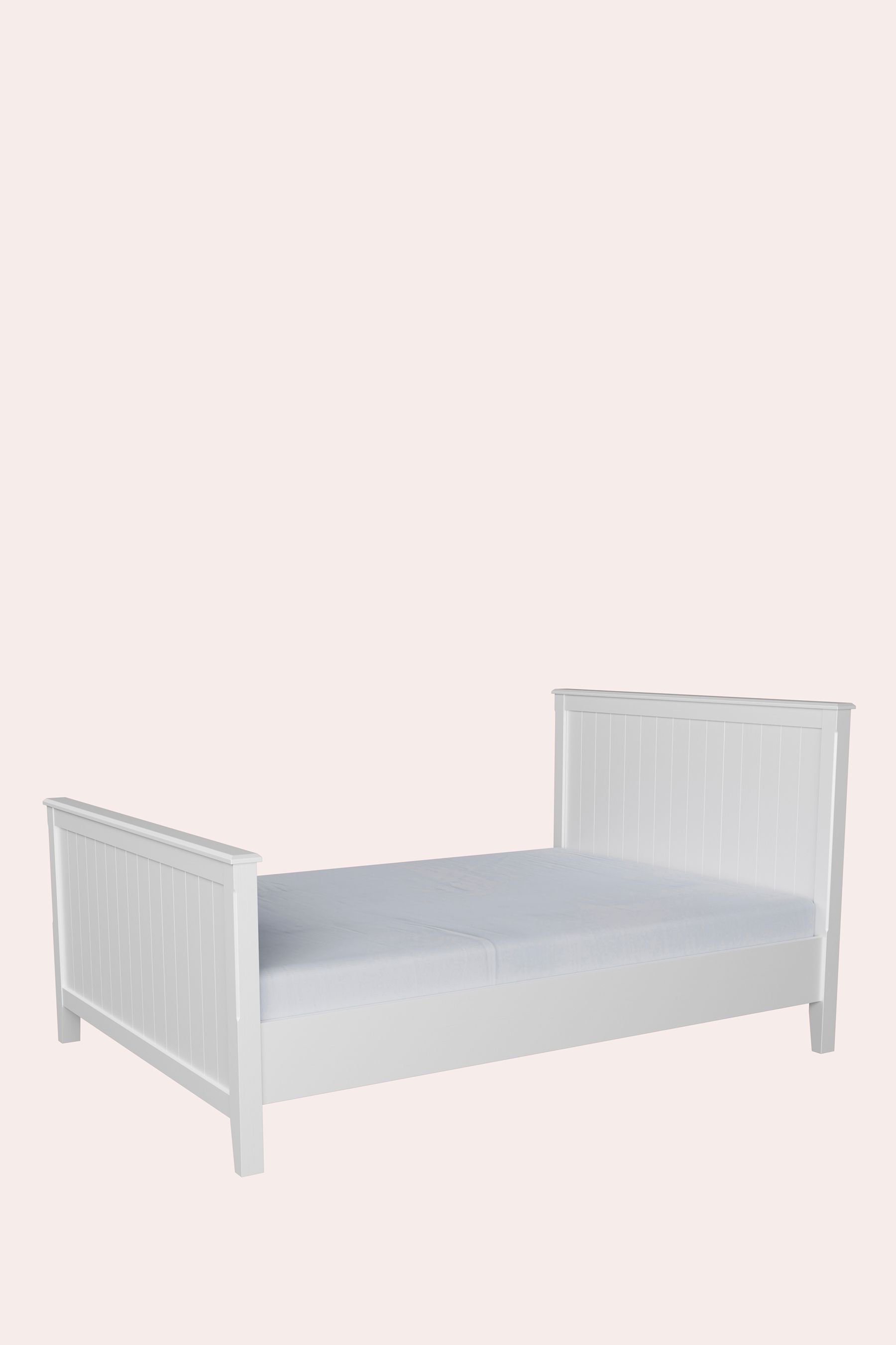 Ashley sleigh bed shop white