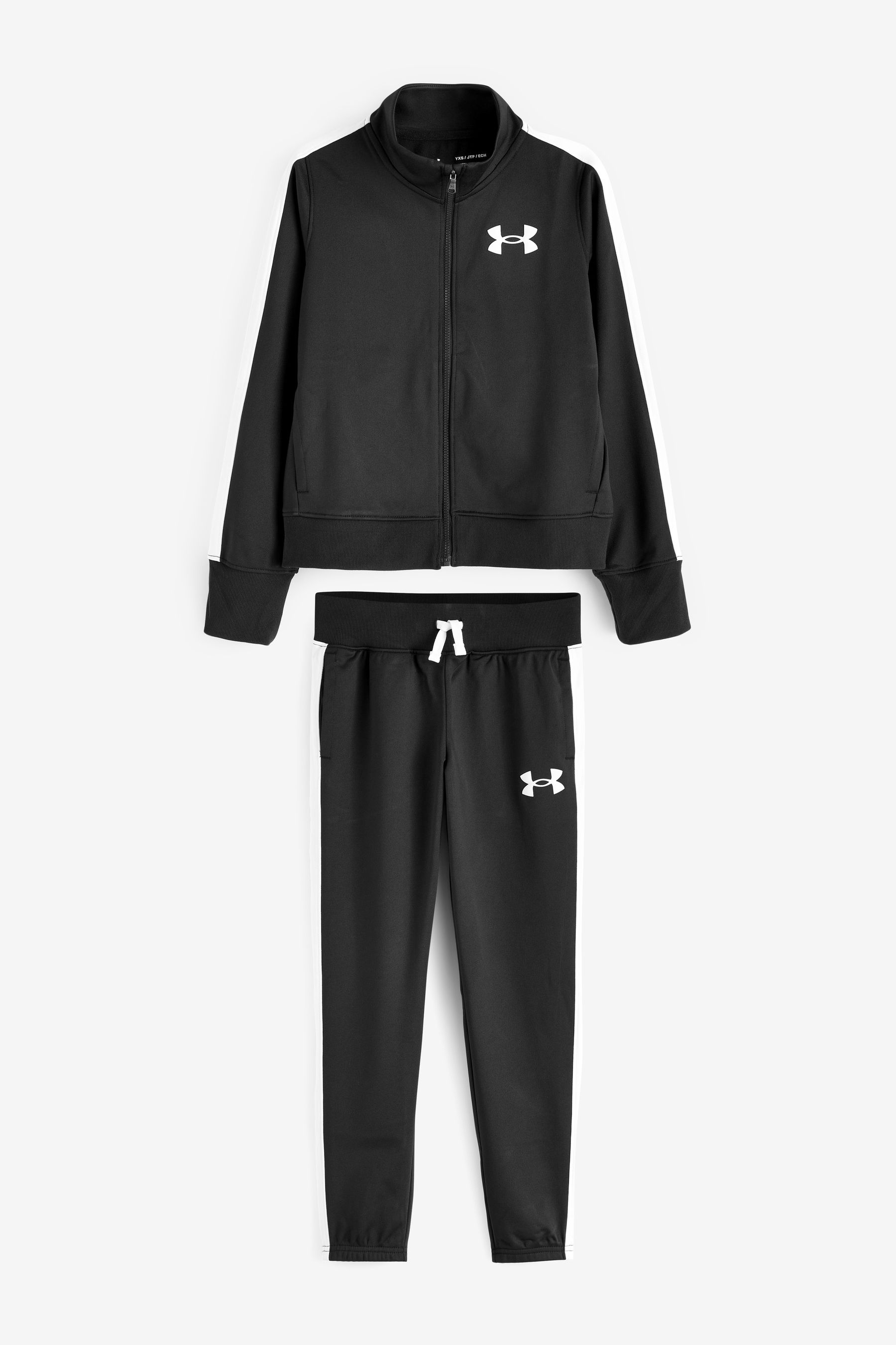 Black under armour tracksuit shop
