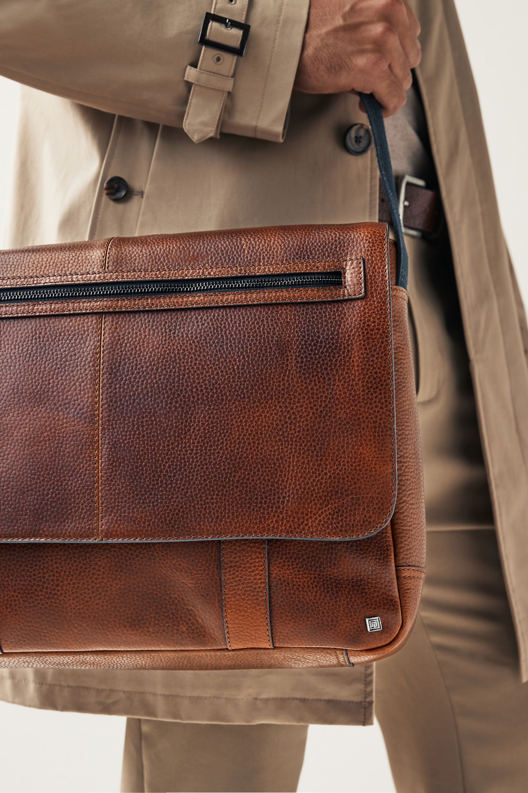 Brown Messenger Bag