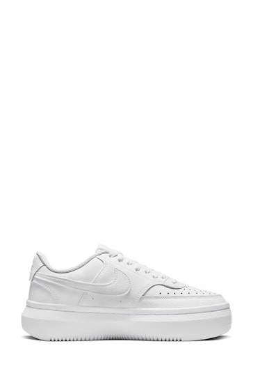 Buy Nike White Court Vision Alta Platform Trainers from the Next UK ...