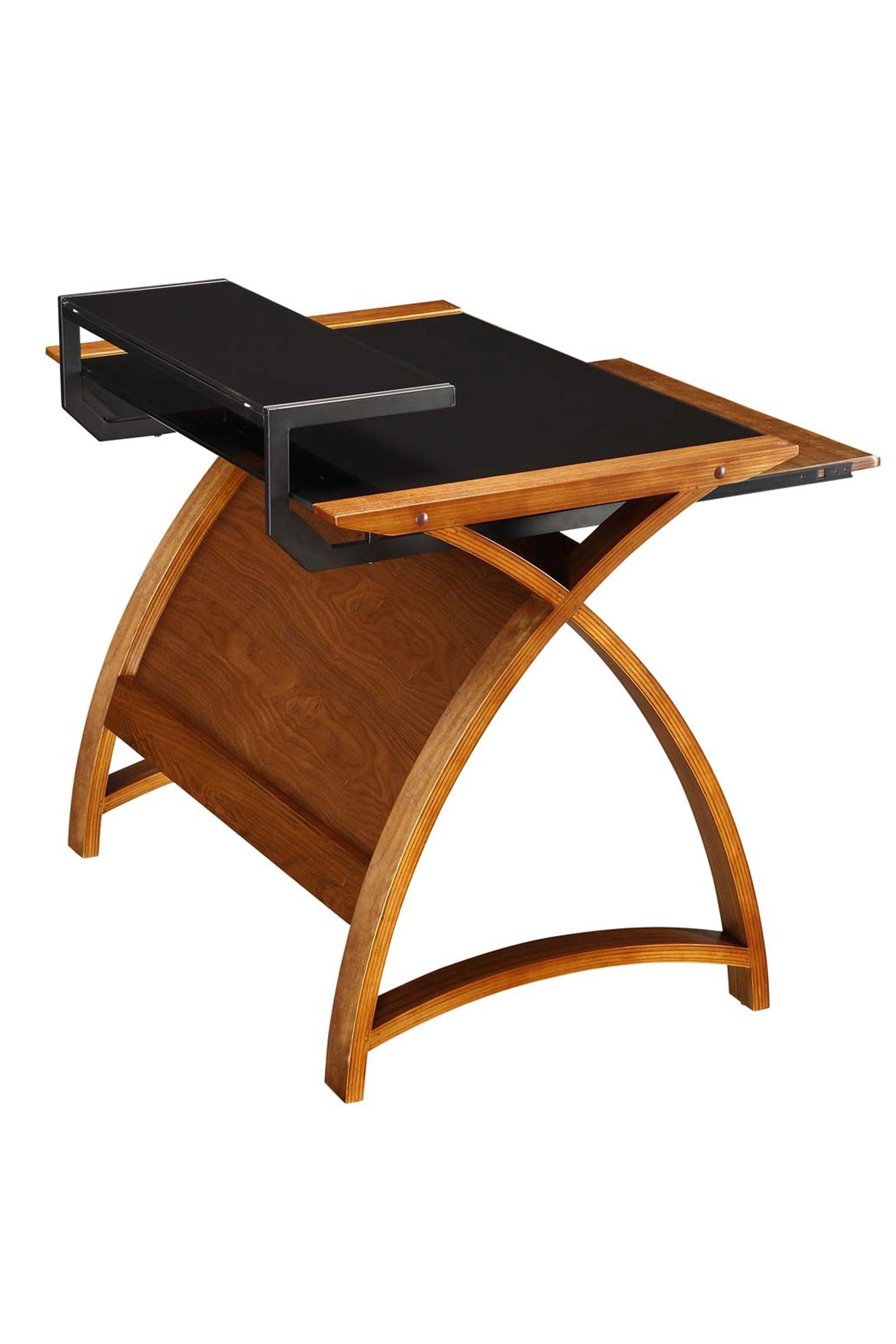 Small walnut on sale computer desk
