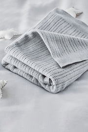 The White Company Cellular Satin Blanket - Image 1 of 2