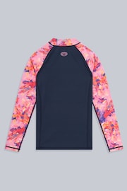 Animal Pink Kids Carly Recycled Rash Vest - Image 3 of 3