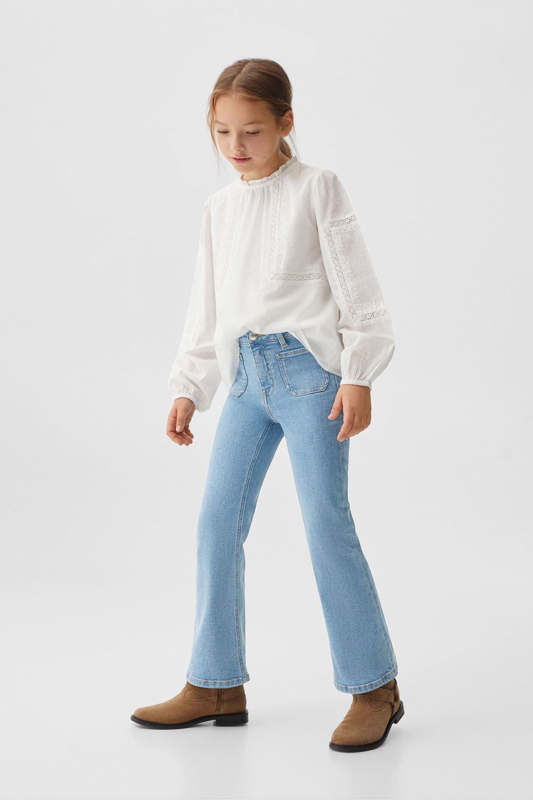 Buy Mango Flared Jeans With Pocket from the Next UK online shop