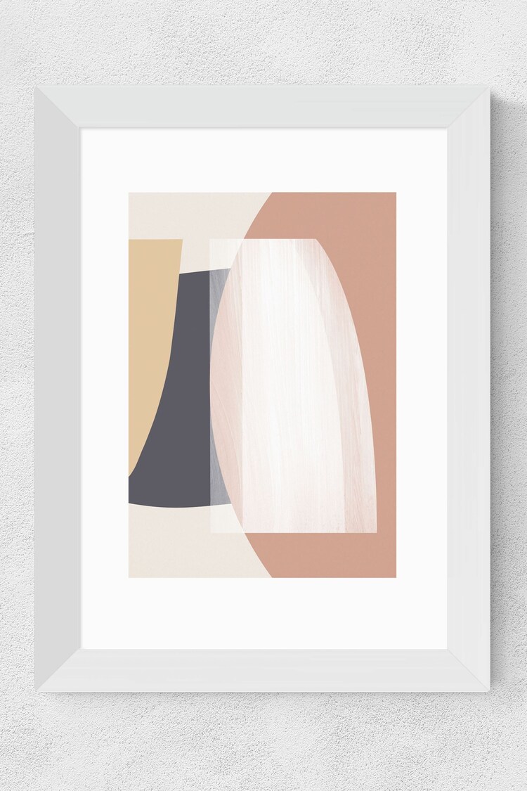 East End Prints White Abstract VI Framed Print - Image 1 of 3