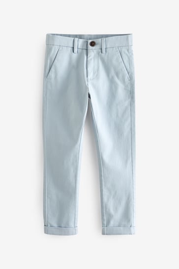 Blue Skinny Fit Stretch Chino Trousers (3-17yrs)