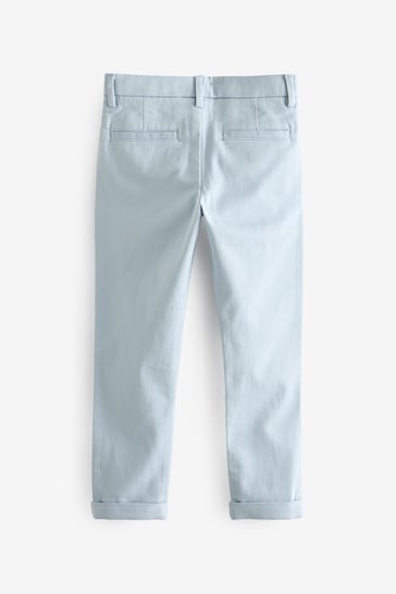Blue Skinny Fit Stretch Chino Trousers (3-17yrs)