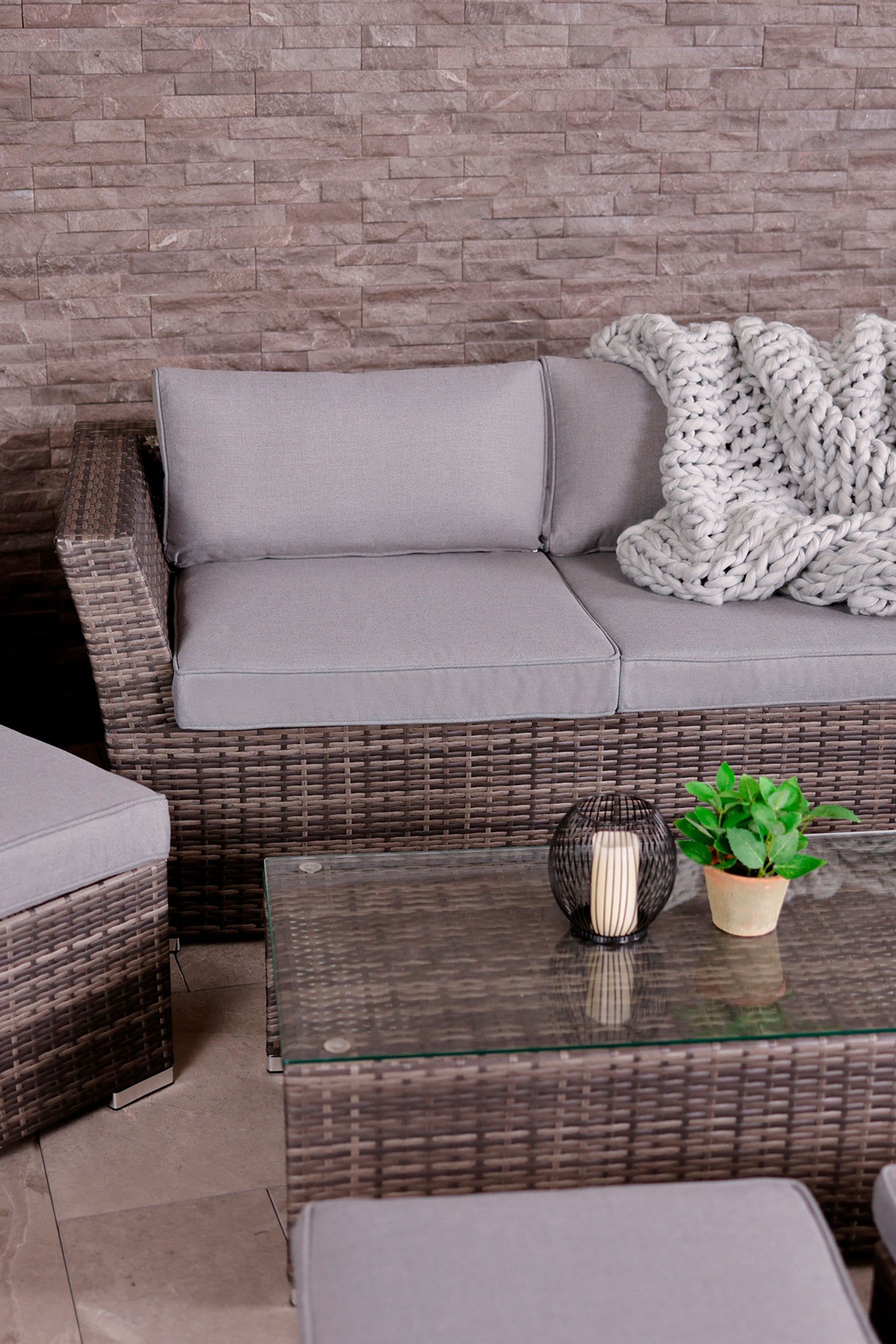 Charles bentley multifunctional sales grey lounge set