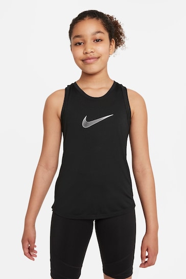 Nike Black Dri-FIT Performance One Vest Top