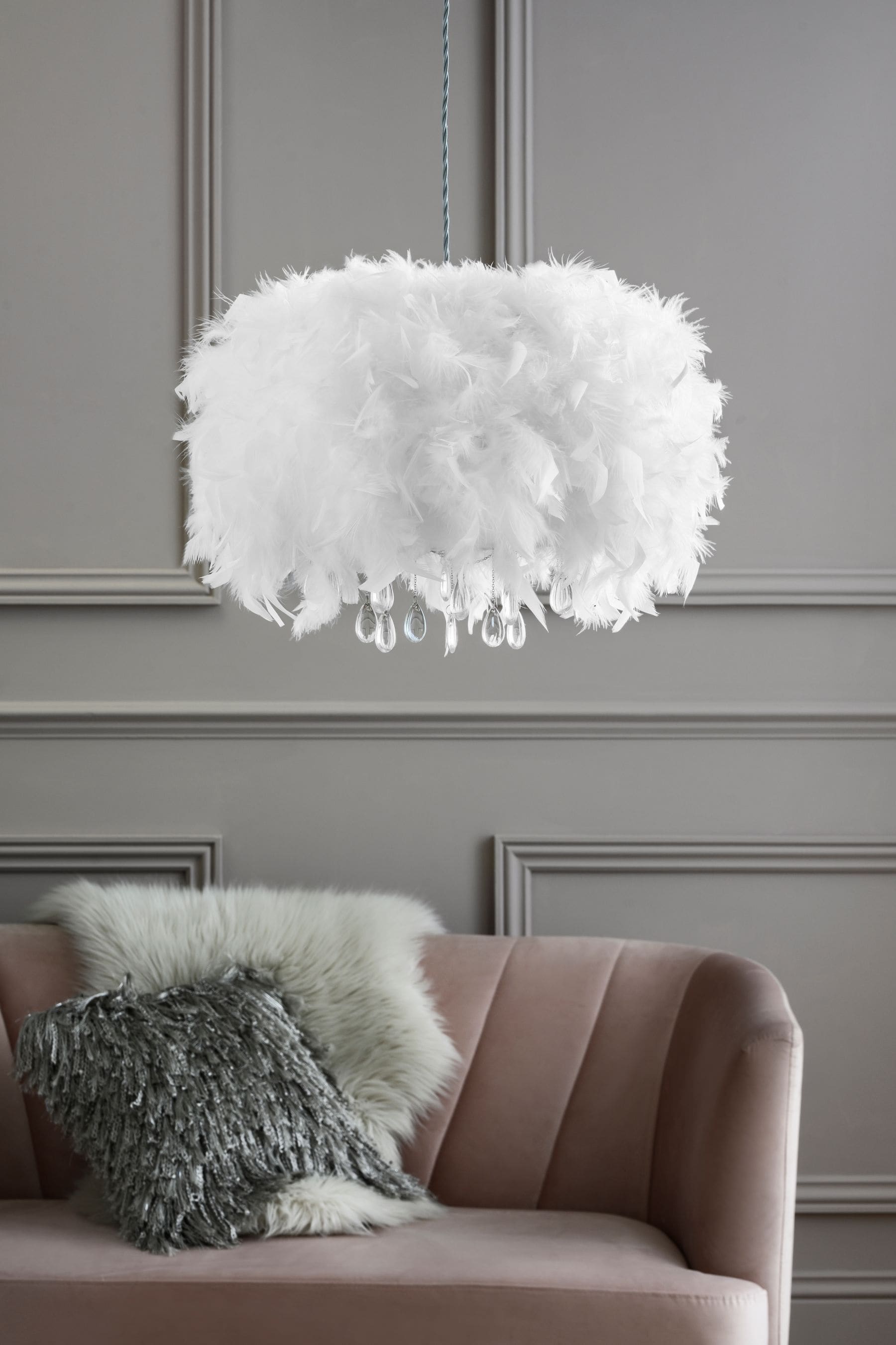 Fluffy 2025 white lamp