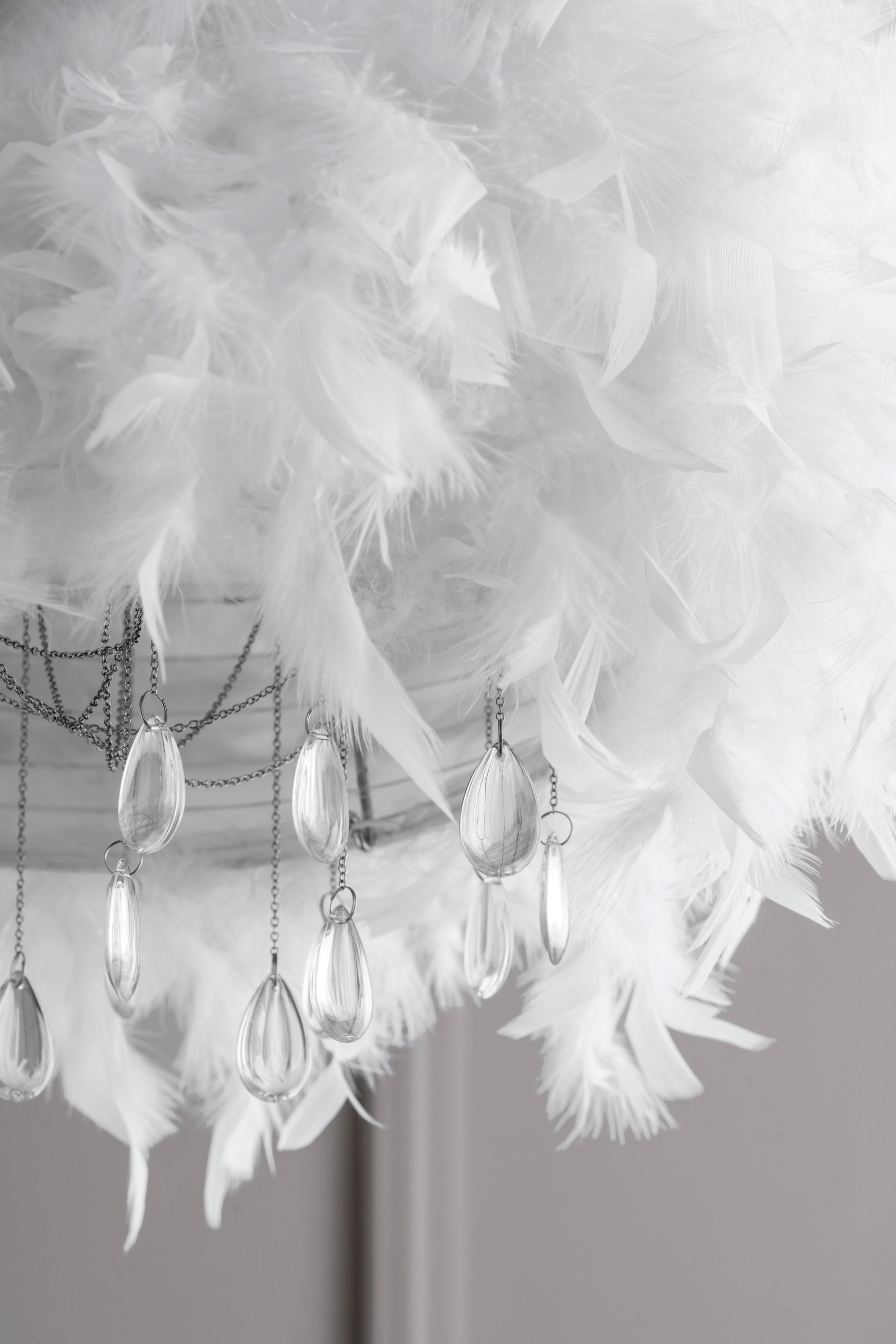 White feather light shade discount